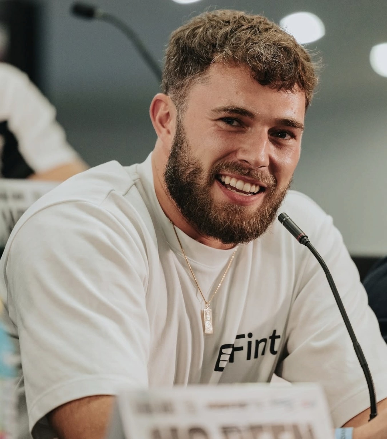 Curtis Pritchard at a brand media event